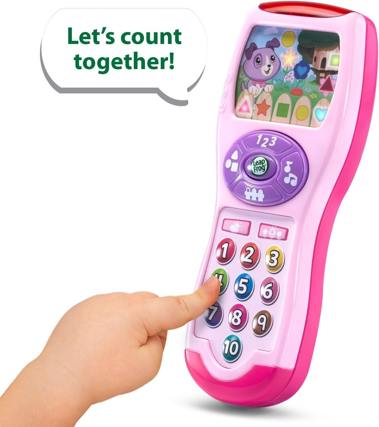 Violet’s Pink Learning Lights Remote – Engaging Fun for Babies and Toddlers!