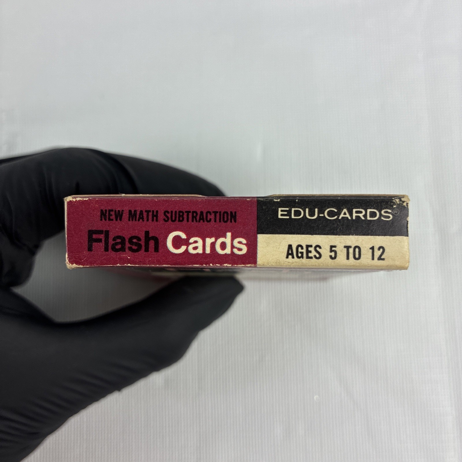 Vintage 1974 Edu-Cards Math Subtraction Flash Cards #392