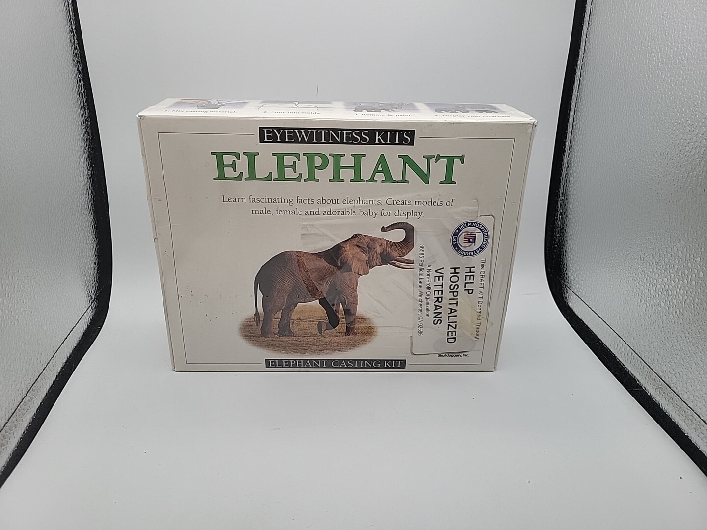 Elephant Casting Kit Eyewitness Kits New Factory Sealed Cellophane Torn