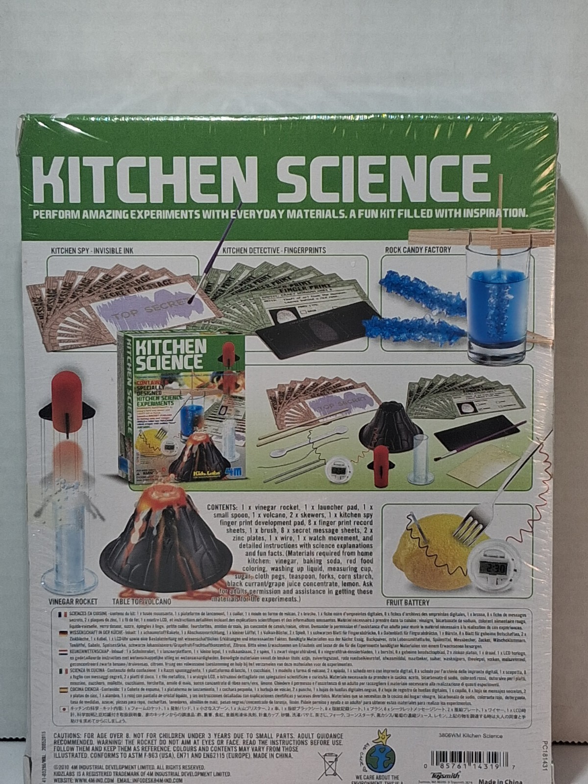 Kitchen Science Kit – DIY Chemistry Experiment Lab Stem Toys Gift For Any New IB