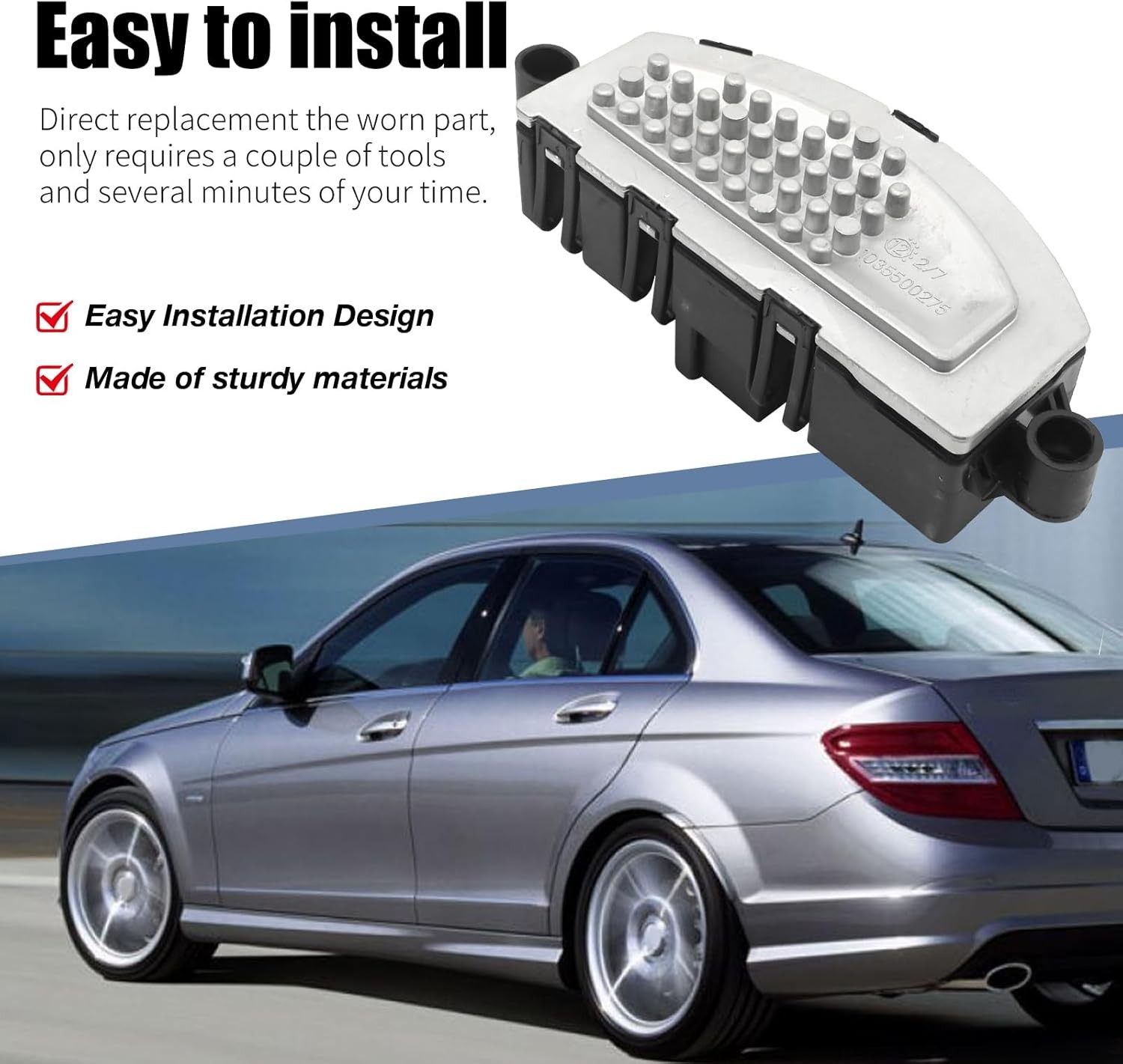 Heater Blower Motor Resistor For Jeep Cherokee 2014-2021 Chrysler 200 2015-17✨💖