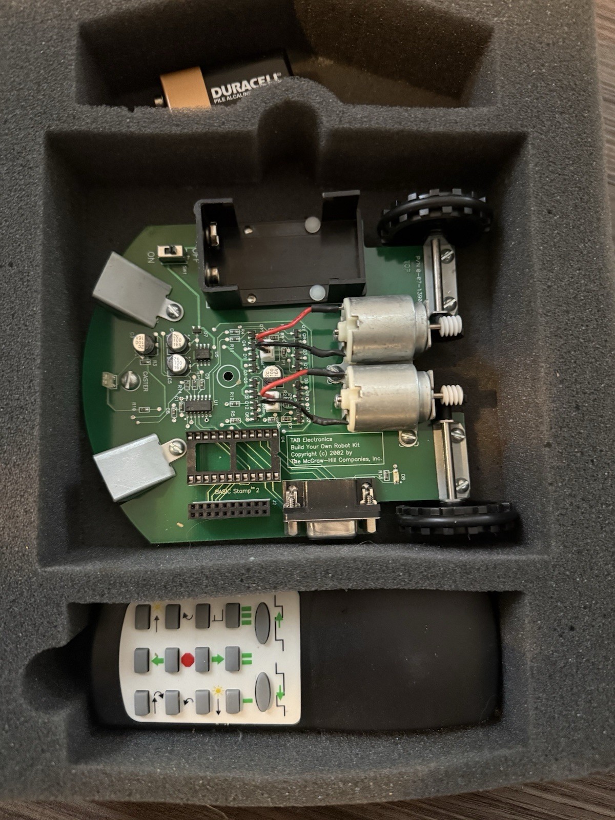 TAB Electronics Build Your Own Robot Kit Open Box
