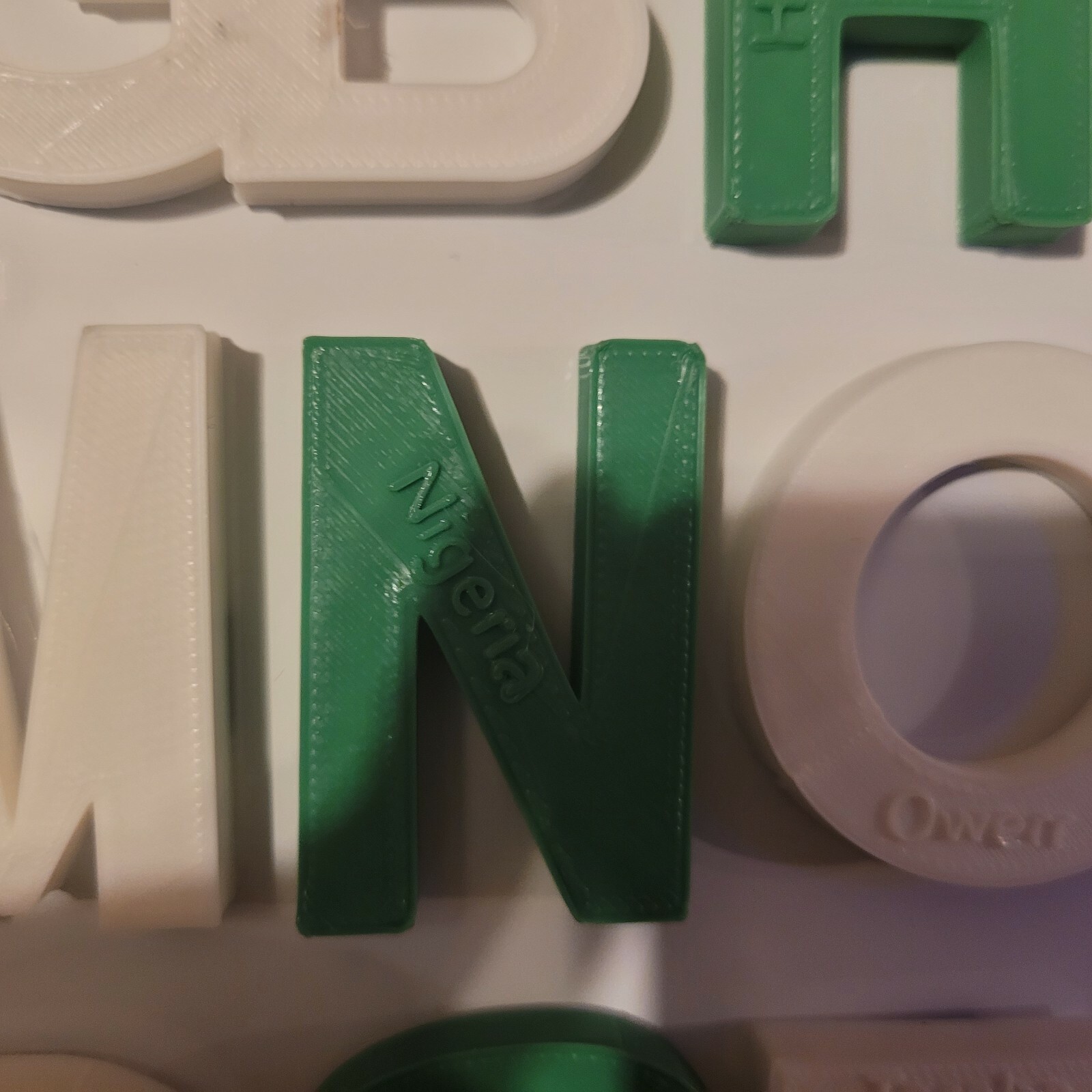 ABD Alphabet Letters Nigerian Alphabet Yoruba Alfabeti Educational Magnets