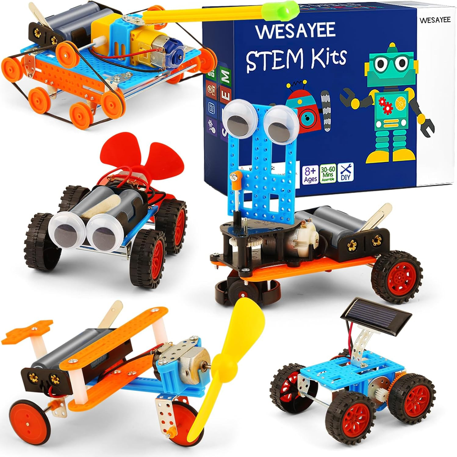 STEM Science Kits for Kids 8-12, Robotics Robot Building Car Kit STEM Toys for B
