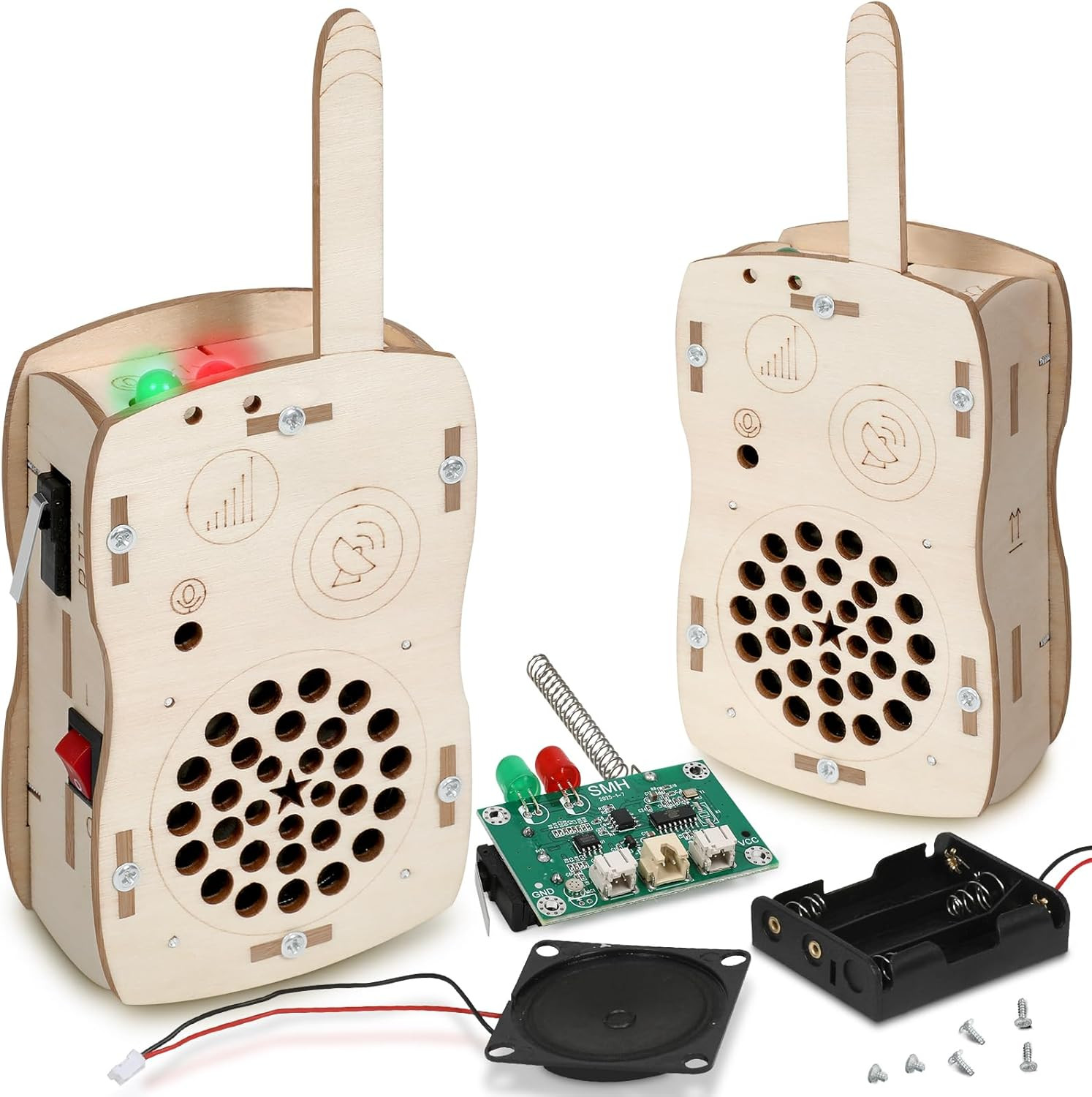 Stem Projects Walkie Talkies Toys for Boys Age 8-12 12-14 Science Kit Building O