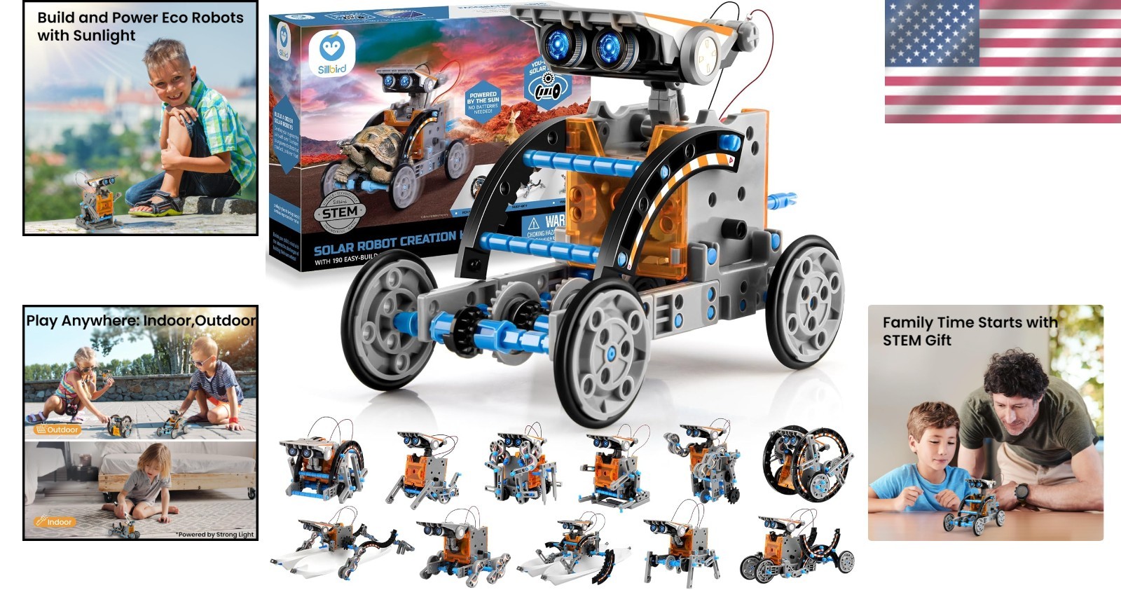 Engaging 12-in-1 Solar Robot Kit for Creative STEM Learning – Ages 8-13