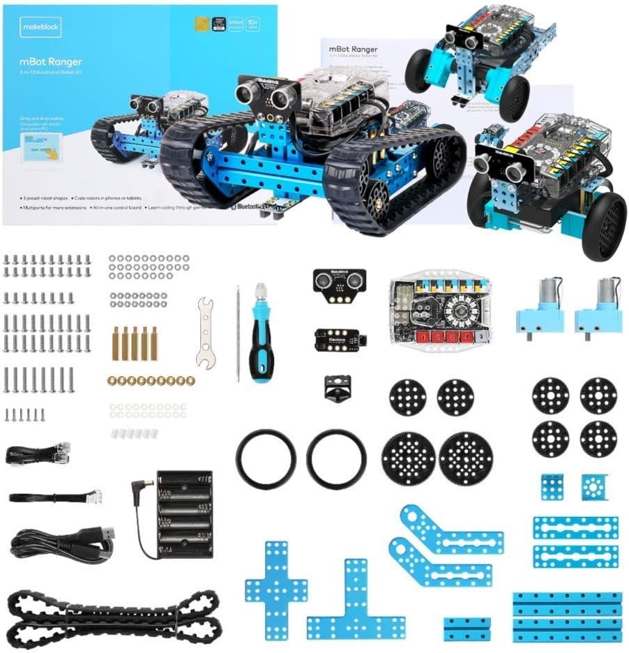 STEM Learning with 3-in-1 mBot Ranger Robotics Kit – 16 Coding Projects Inside