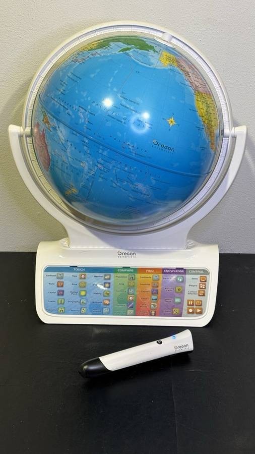 Oregon Scientific Smart Globe Interactive Learning System w/ Pen