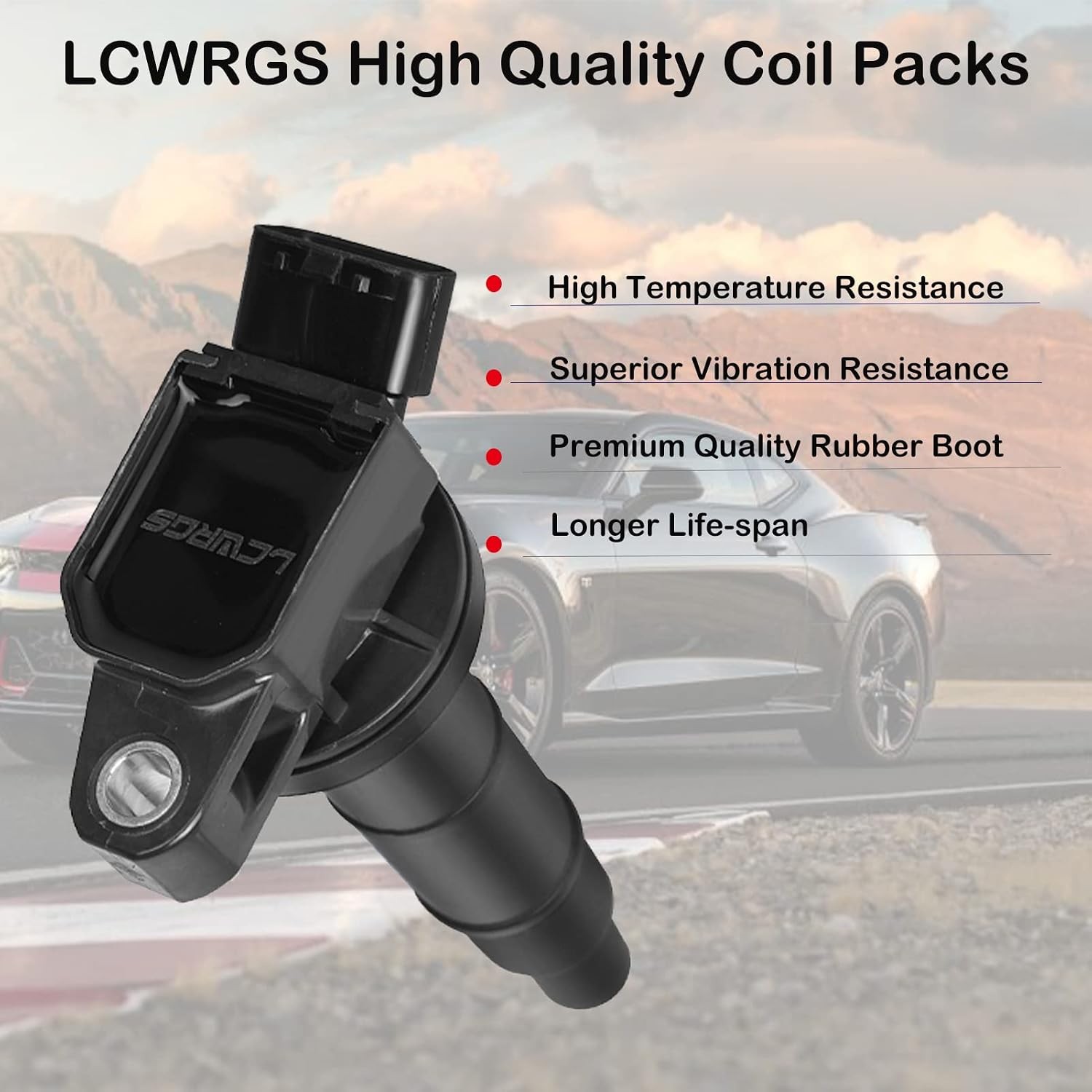 Ignition Coil Set 4 Pack Toyota 2.4L 2002 2009