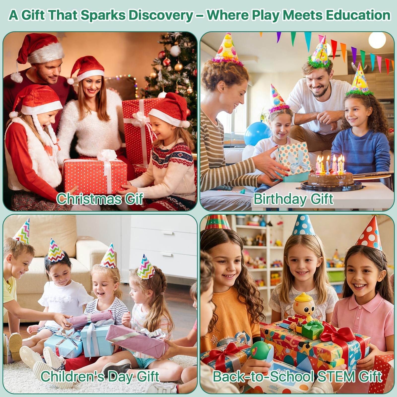 Digital Handheld Microscope for Kids: 3.0″ Large HD Screen 32GB 1000X Portabl…