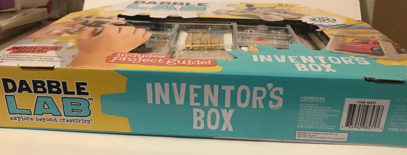 Dabble Lab Kids Inventors Box 250+ Pieces Fun Educational Crafts Ages 8+