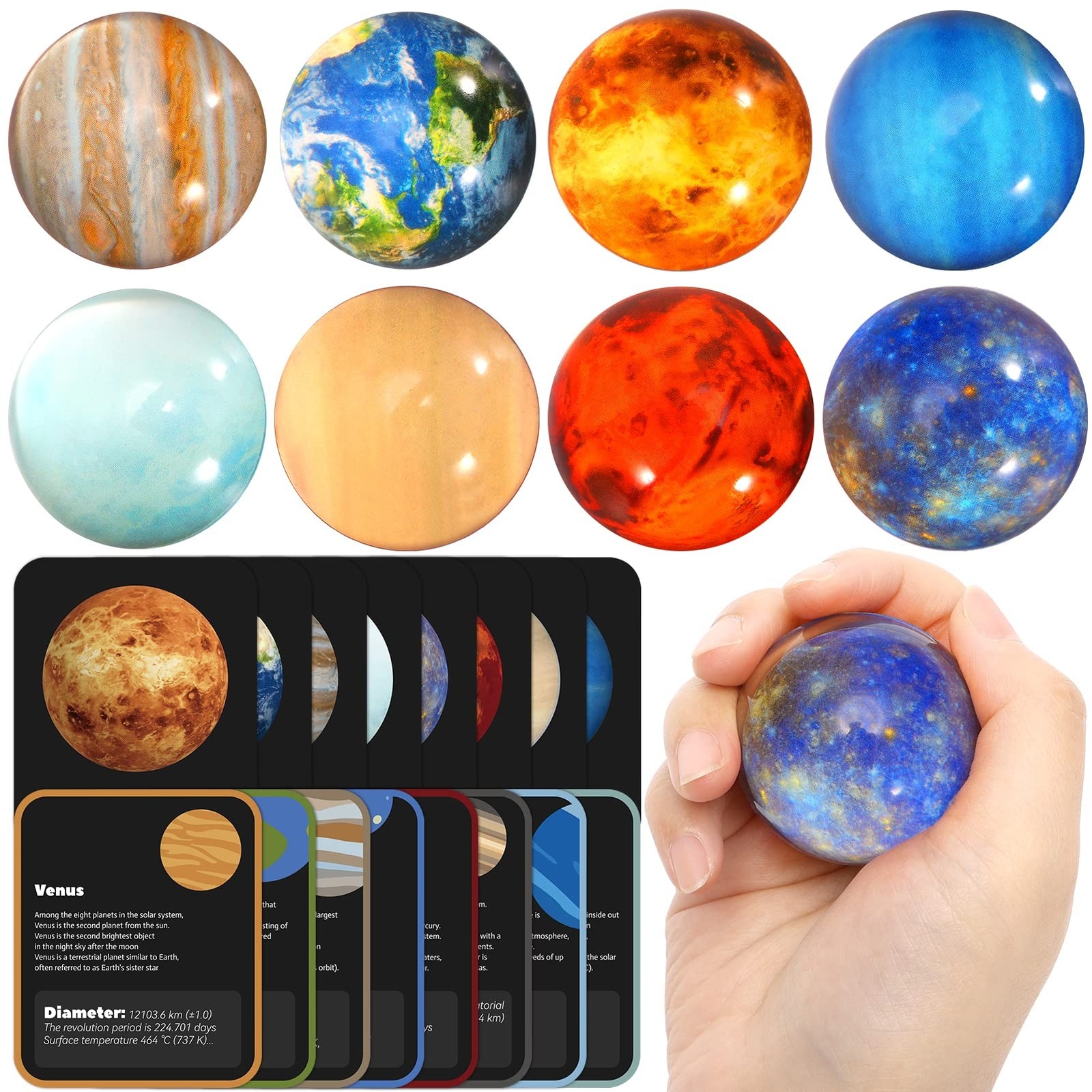 Pllieay 16PCS Solar System for Kids, Solar System Planets Toys – Eight Planet…