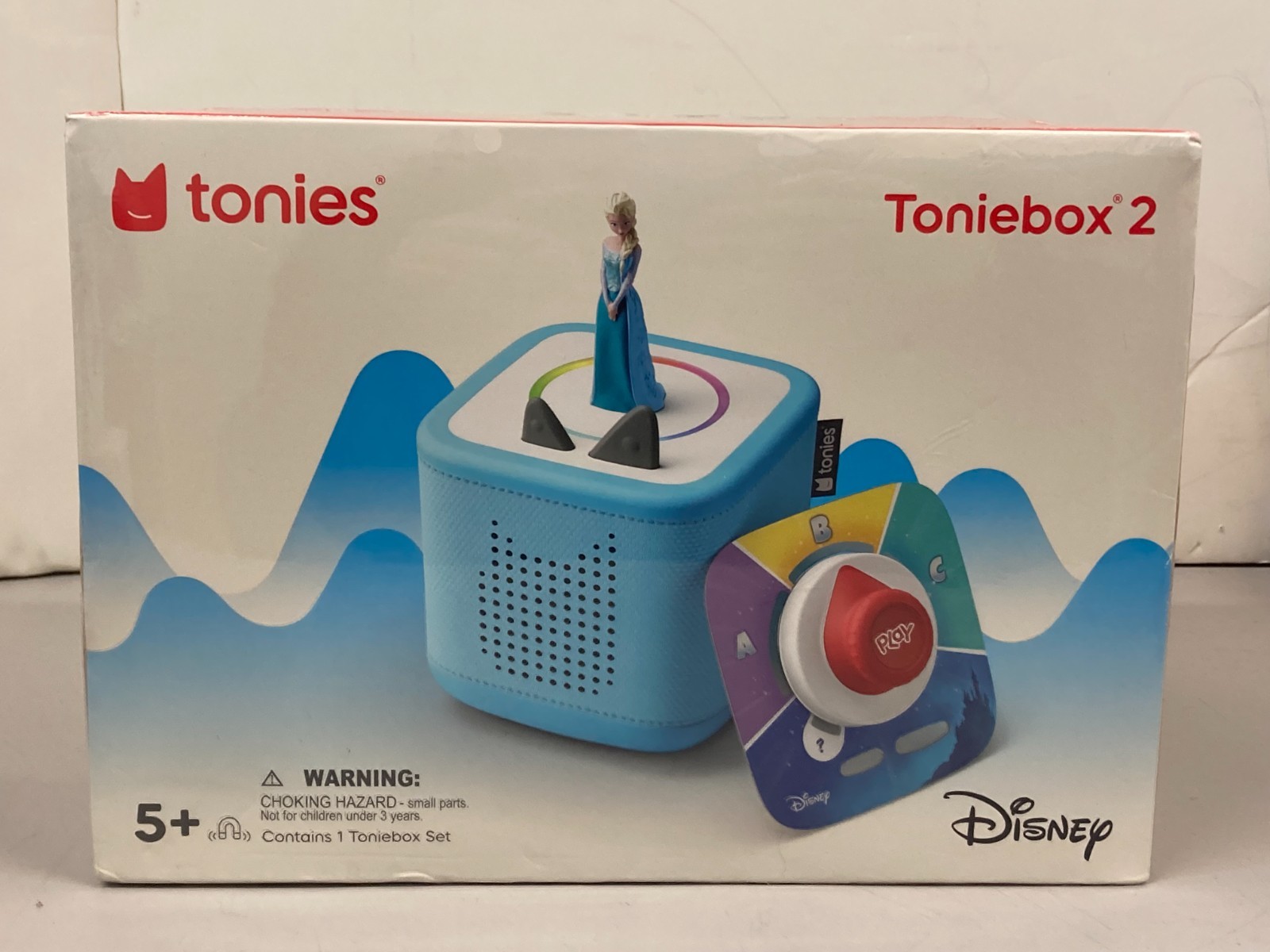 tonies Disney Frozen Toniebox 2 Play Set – Sky Blue: Language & Creative Skills