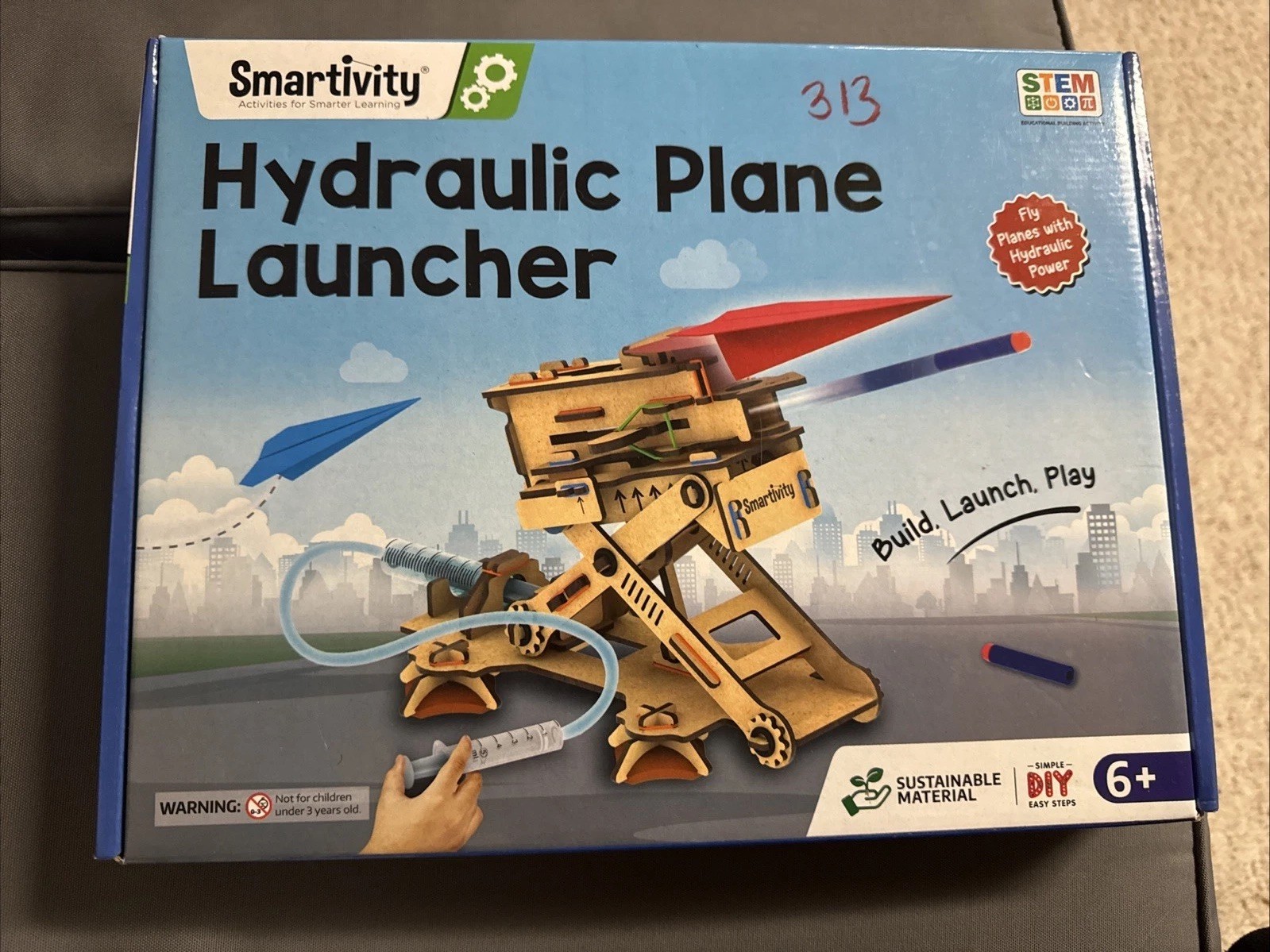 2 In 1 Hydraulic Airplanes & Darts Launcher STEM Toy for Kids Ages 6-14 Years