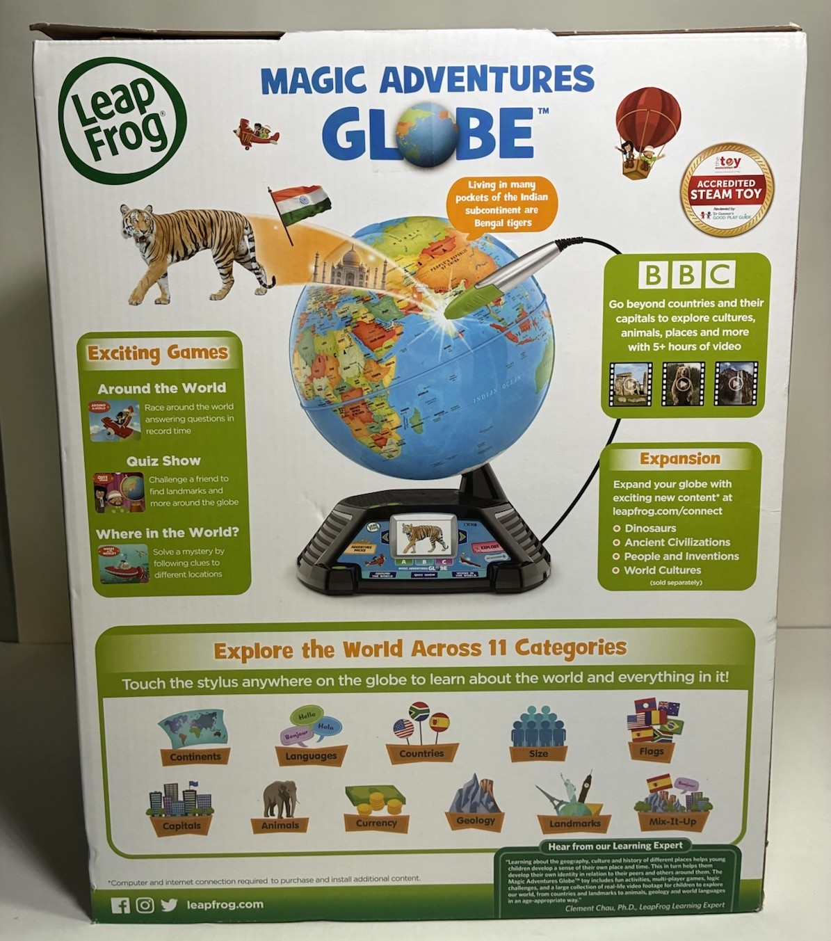 LeapFrog Magic Adventures Globe Educational Toy-BRAND New Educational Toy