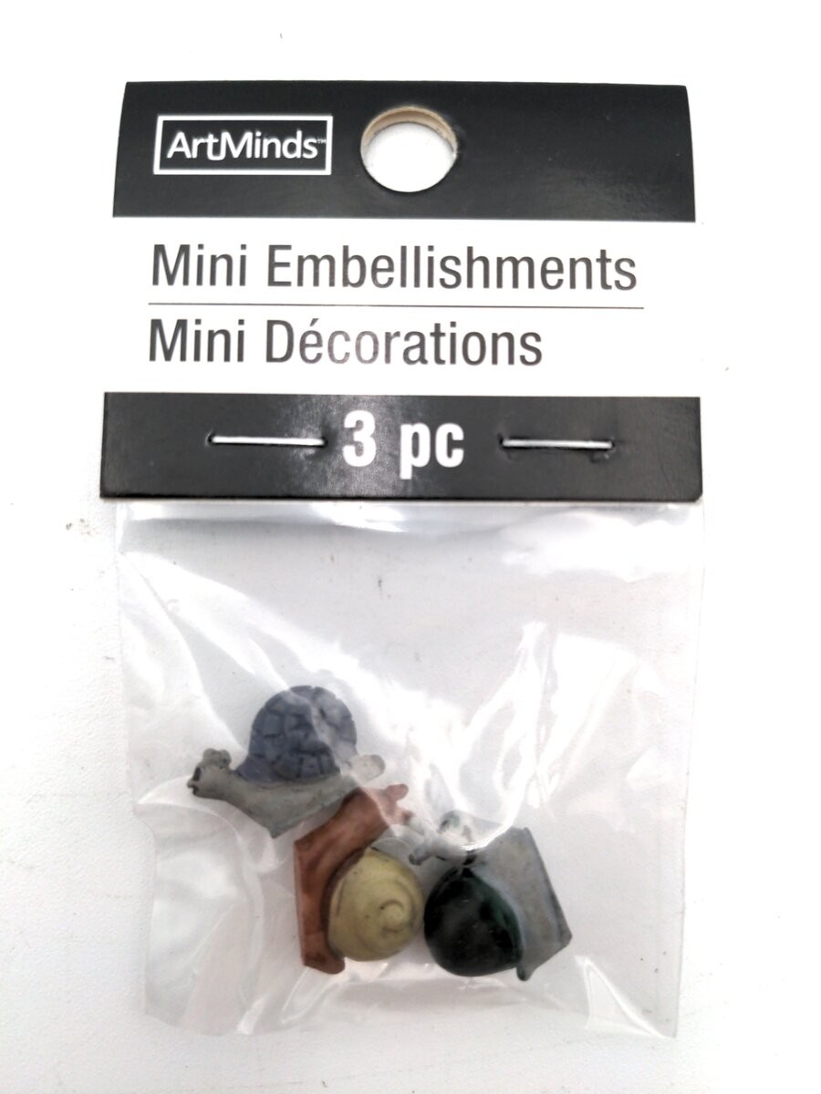 ArtMinds 566459 Mini Decoration Garden Snails (3)