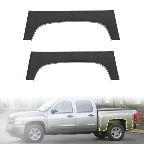 2PCS Wheel Arch Repair Panel Compatible with 2007-2014 Chevy Chevrolet Silverado