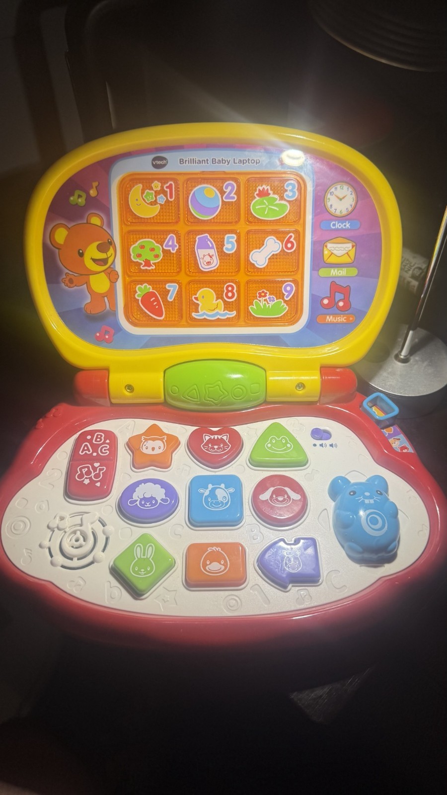 VTech Brilliant Baby Laptop – Interactive Learning Toy – Used