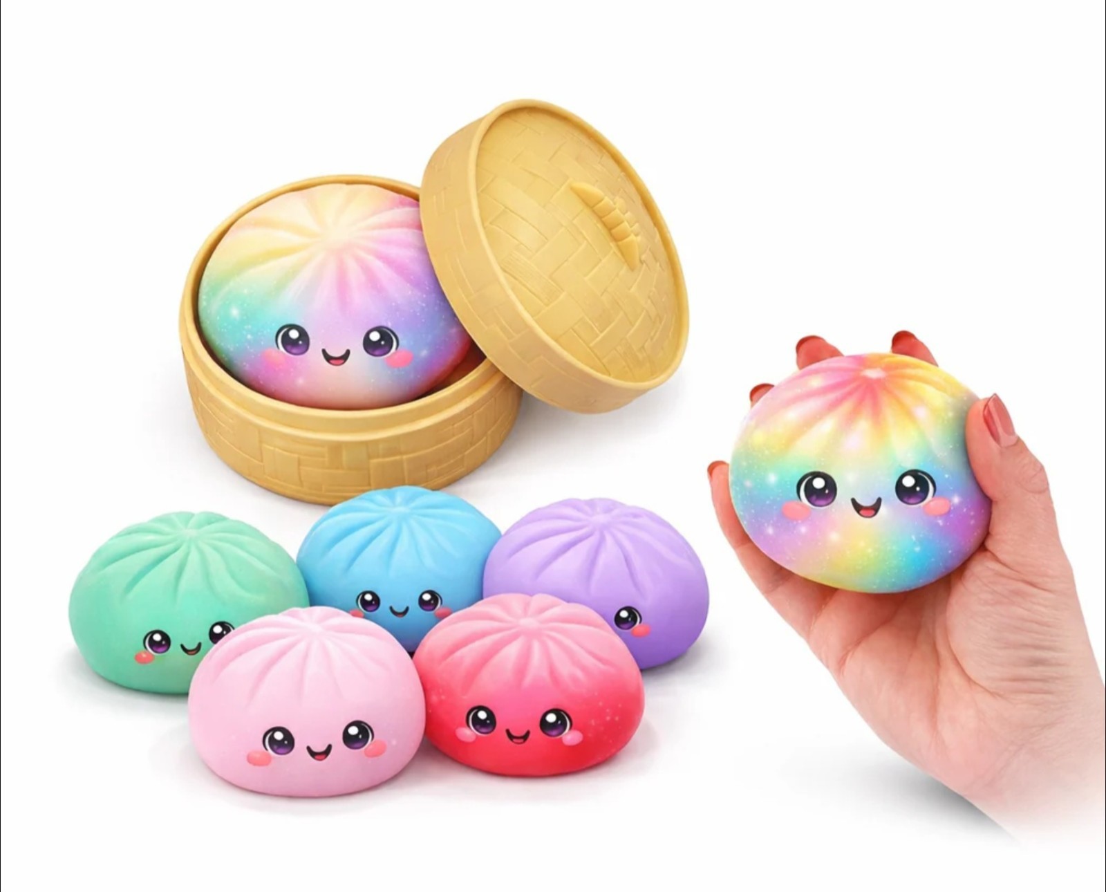 Viral Squishy Dumpling Multi Color Surprise With Possible Rainbow Rare Find 1…