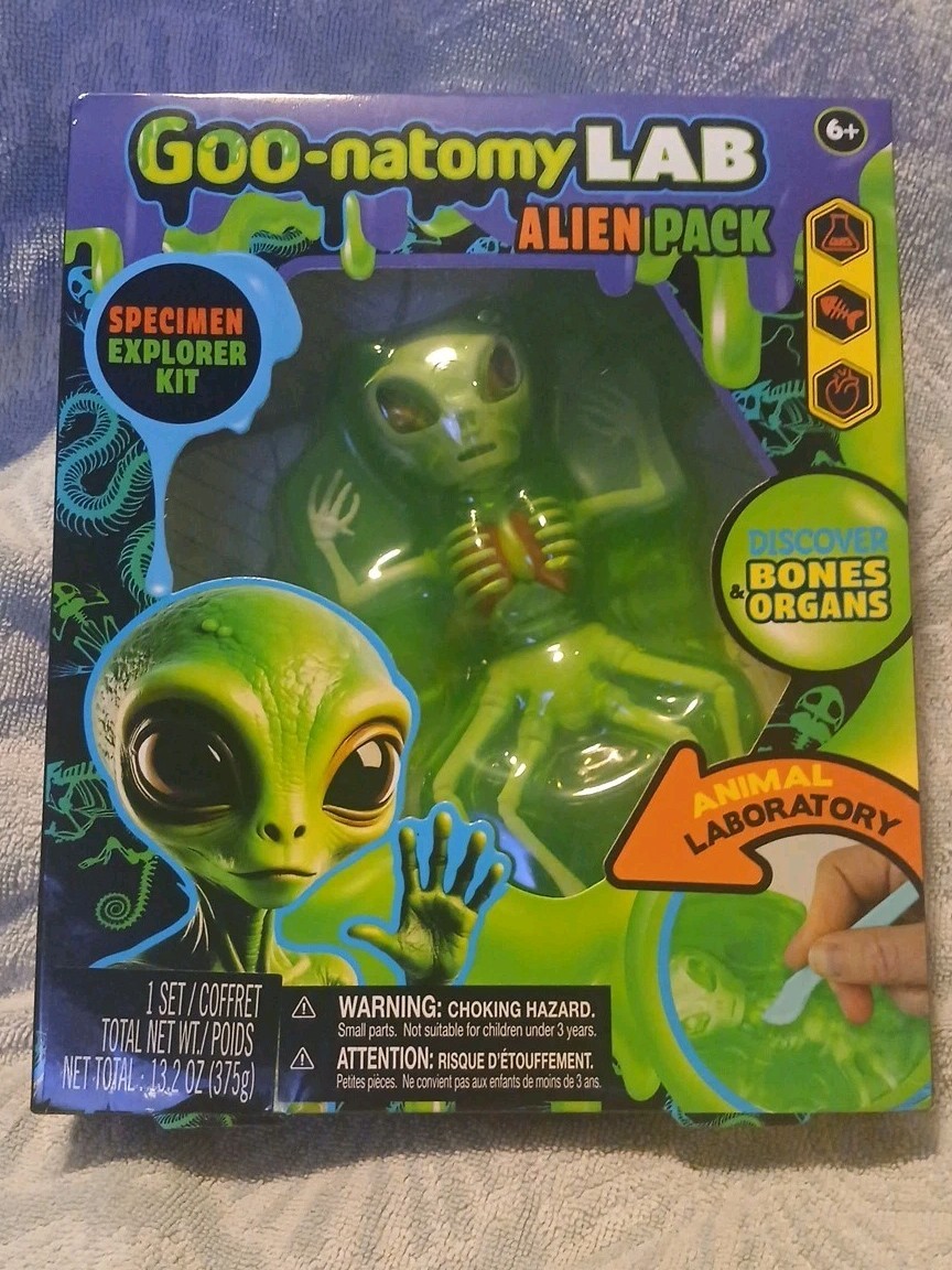 New HTF Alien Dissection Kit GOO-NATOMY LAB ALIEN PACK 6+ Lab Set ORBTOYS CANADA