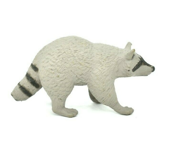 Raccoon, Plastic Animal Educational Toy Kids Realistic Figure Model 2.5″ F3526
