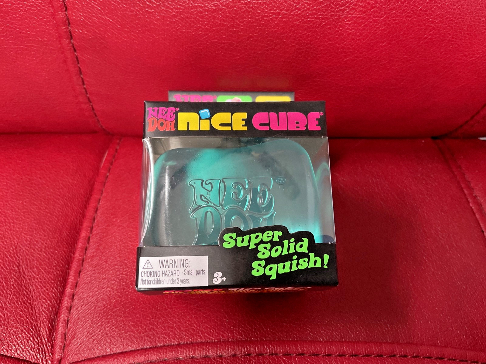 Blue NeeDoh Nice Cube *Brand New AUTHENTIC FREE FAST SHIPPING! Nee Doh