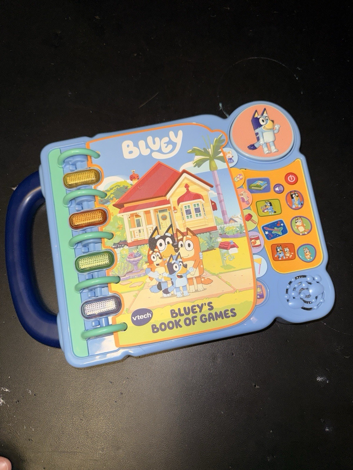 Blueys Book of Games Play Taxi, Hotel, Zoo, Claw Over 400 Sound Phrases VTech