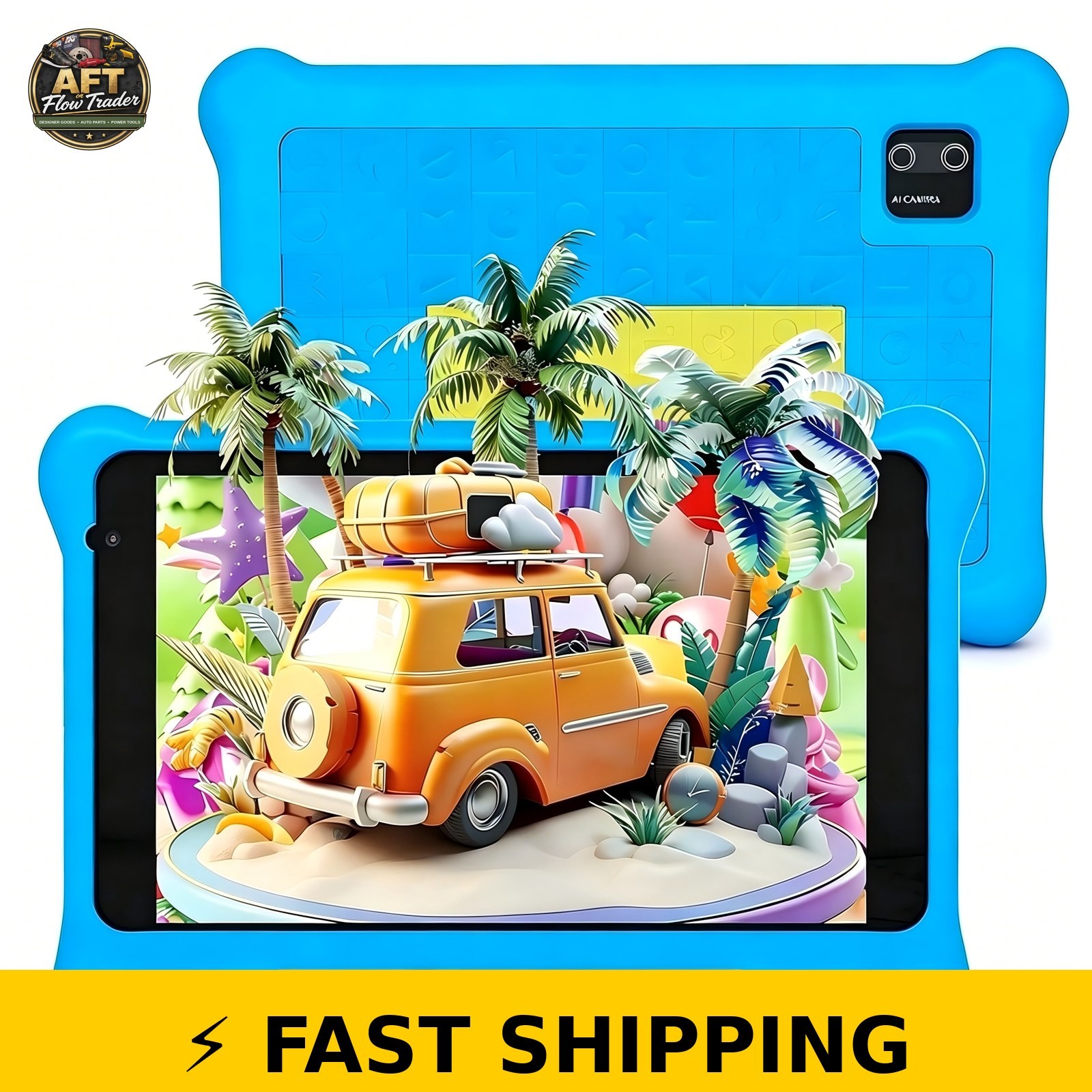 AEEZO 7″ Kids Learning Tablet – 5GB RAM, 32GB ROM, Blue