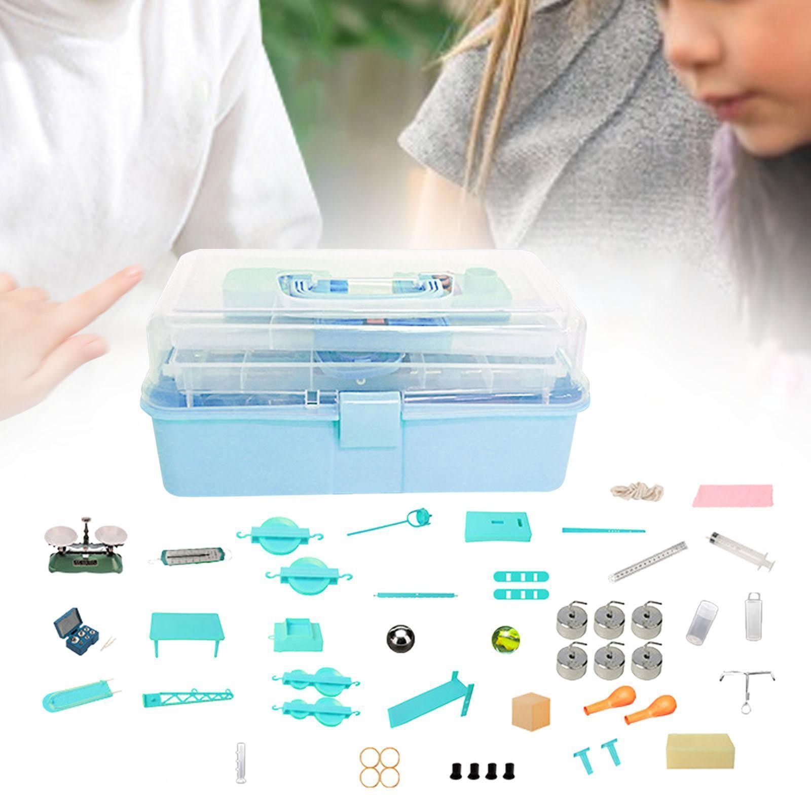 Mechanics Experiment Box Scientific Device Lever Pulley System Set