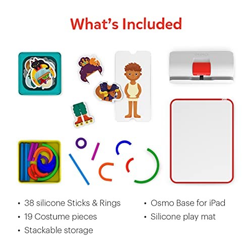 Osmo – Little Genius Starter Kit for iPad & iPhone (Osmo iPad Base Included)