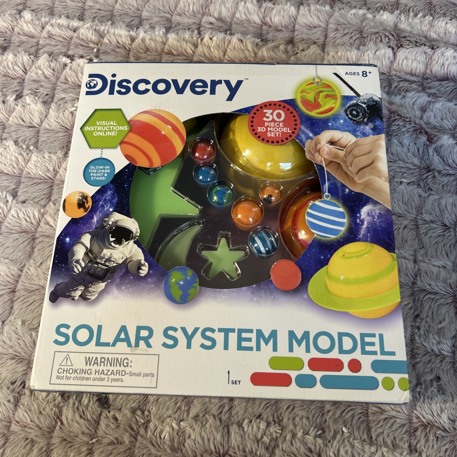 Discovery Solar System Model 30 Piece 3D Model Set Science Kit For Kids~Sealed