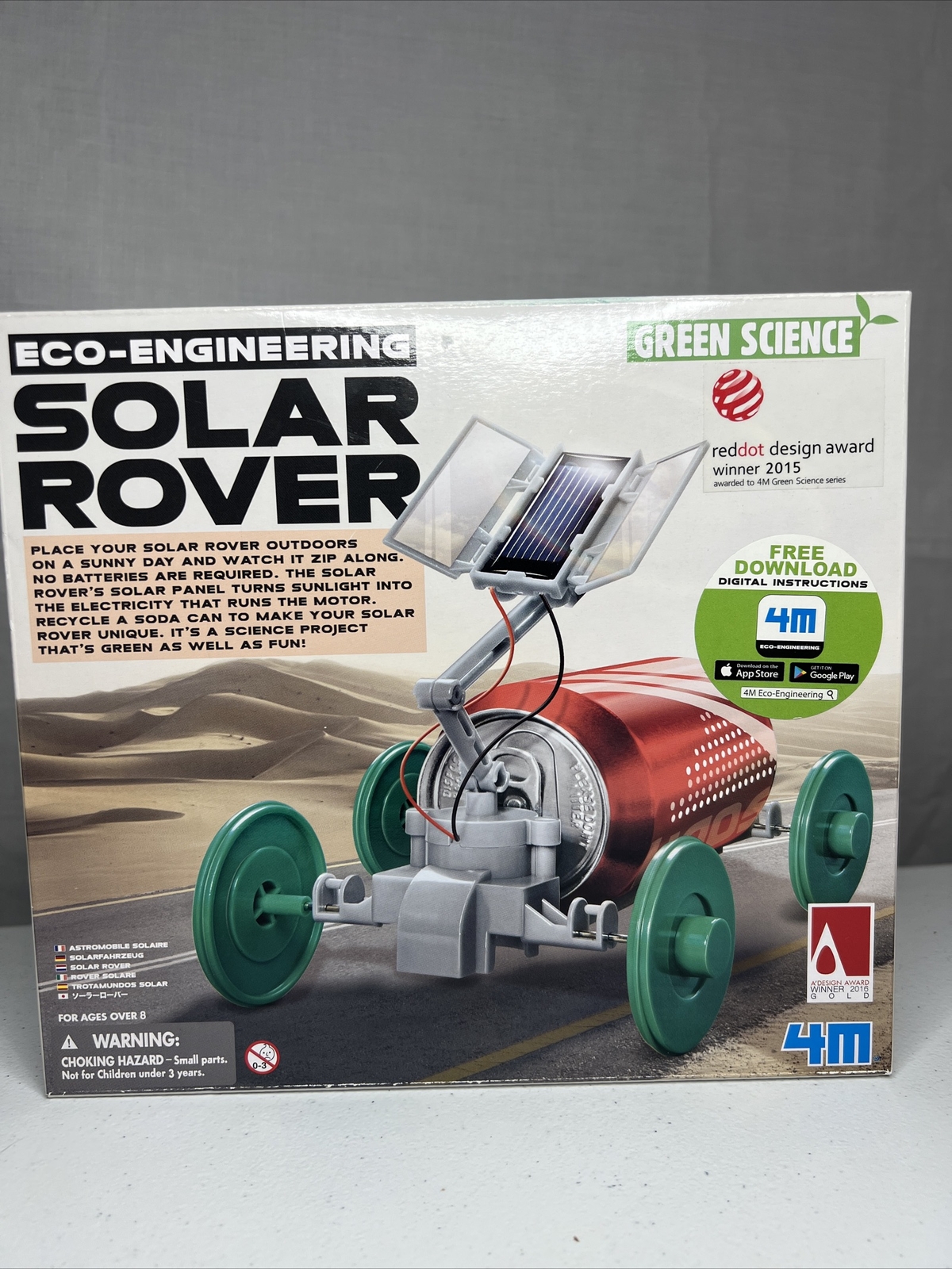 Eco Engineering Solar Rover Green Science Model NEW STEAM STEM Teacher Project