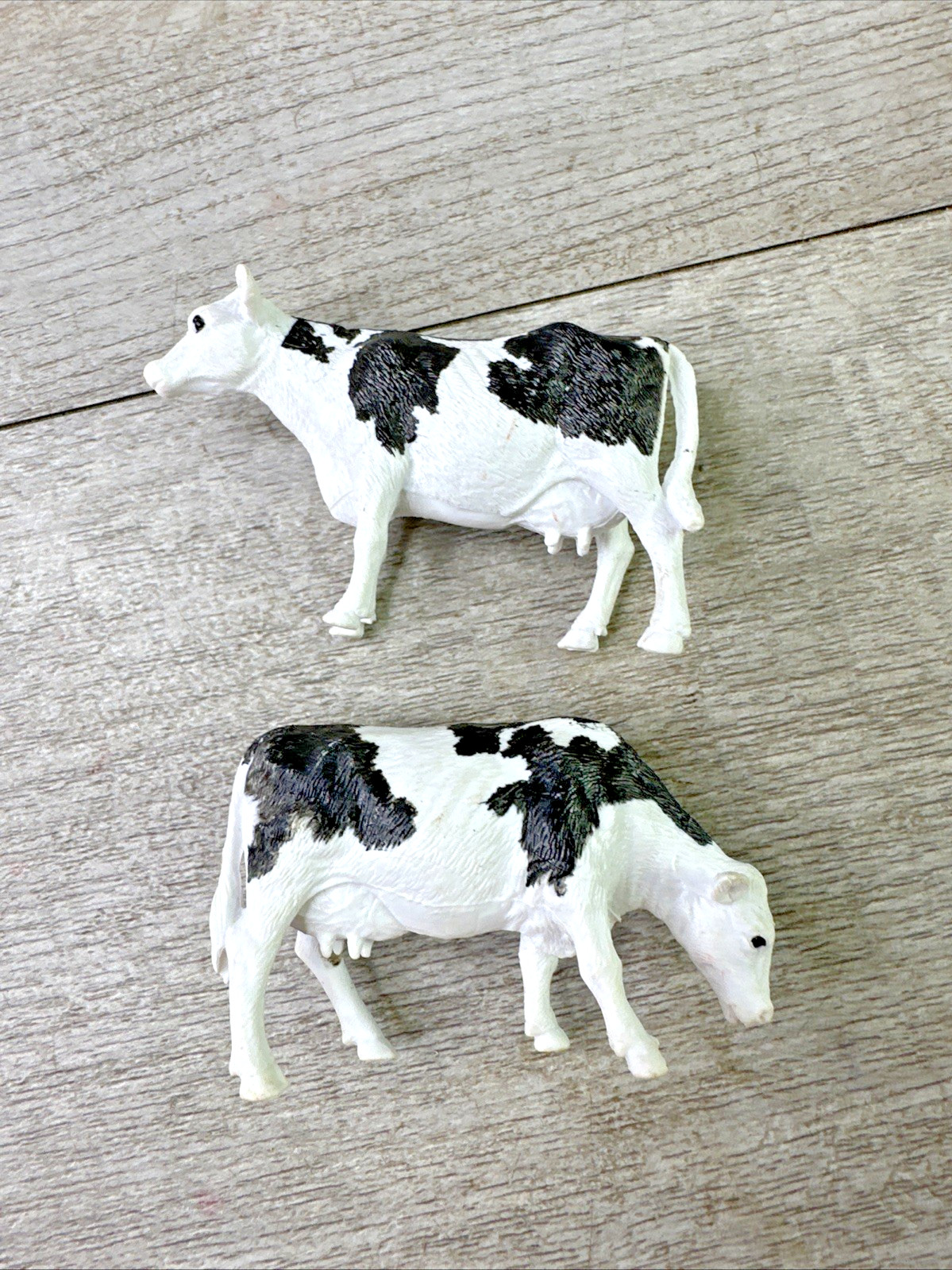 Lot Of 13 Unmarked Farm Animal Toys Plastic PVC Pigs Donkey Cows Horses ETC.