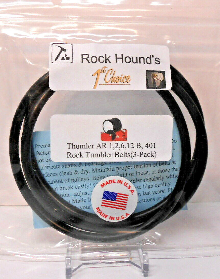 Rockhound’s 1st Choice (3 )Replacement Belts Thumler’s Tumbler AR 1,2,6,12+