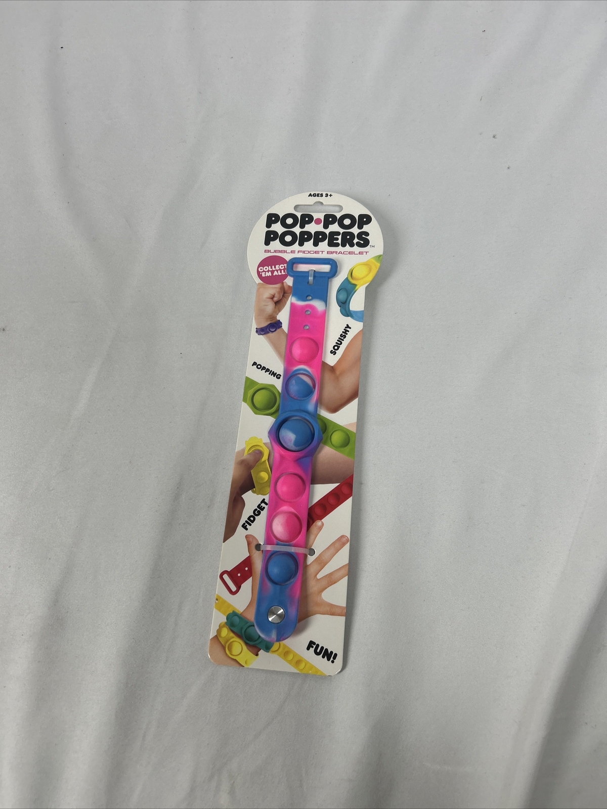 Time Pop Pop Bubble Fidget Bracelet Color Design