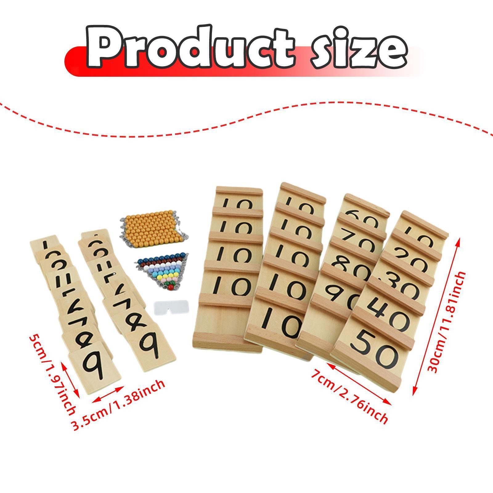 Math Toy Materials Homeschool Teaching Aids for 3+ Year Olds Boys Girls Kids