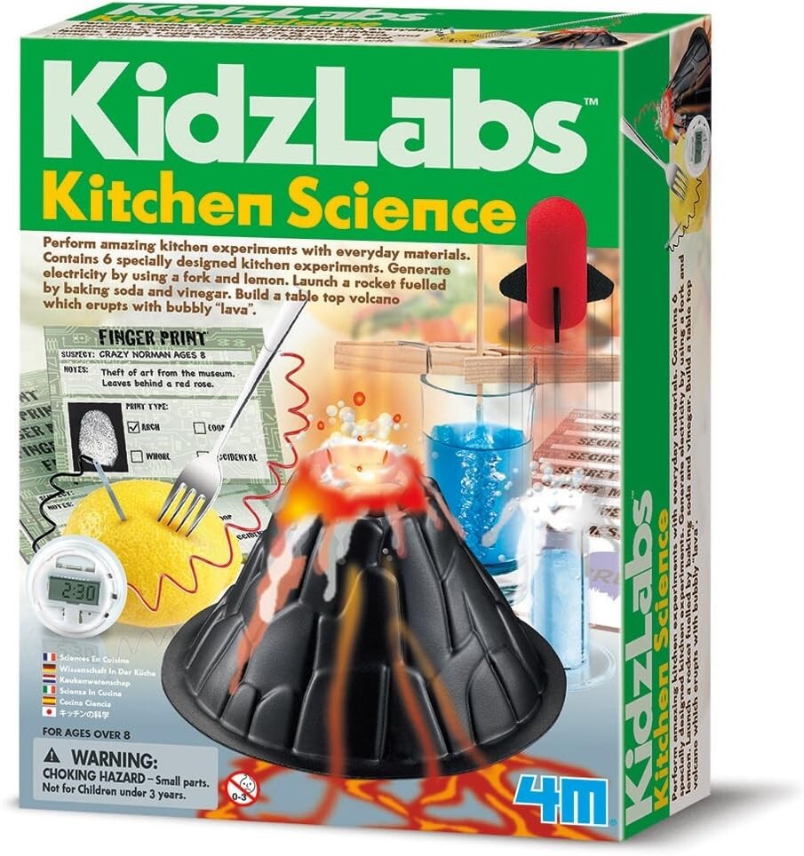 Kitchen Science Containing 6 Experiments Kidz Labs Fun Science Product 4M New