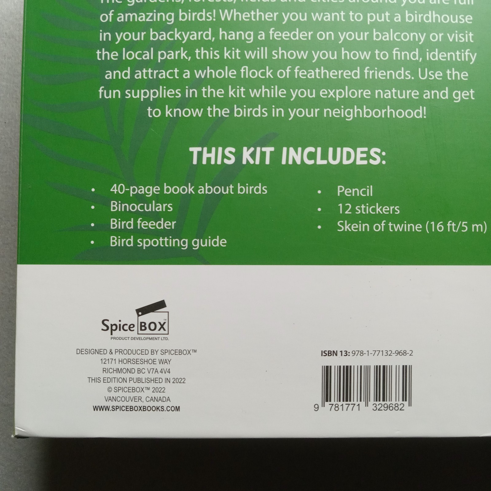 SpiceBox Science Lab Bird Watching Kit: Explore, Learn, and Observe Birds