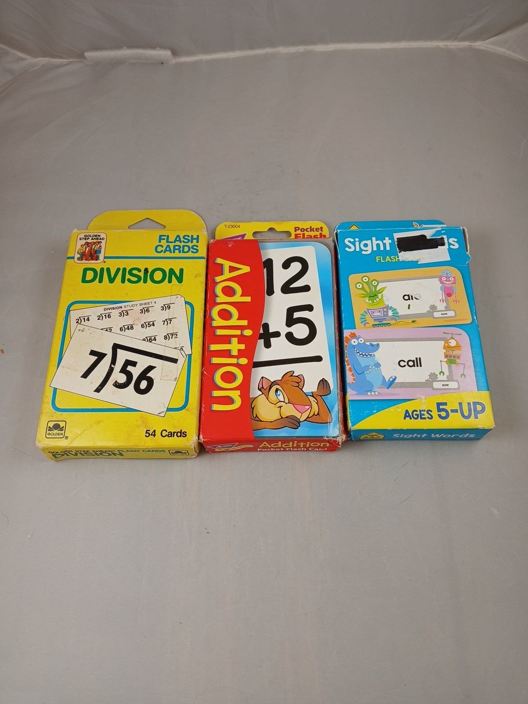 3 Packs Of Flash Cards – Vintage And Modern