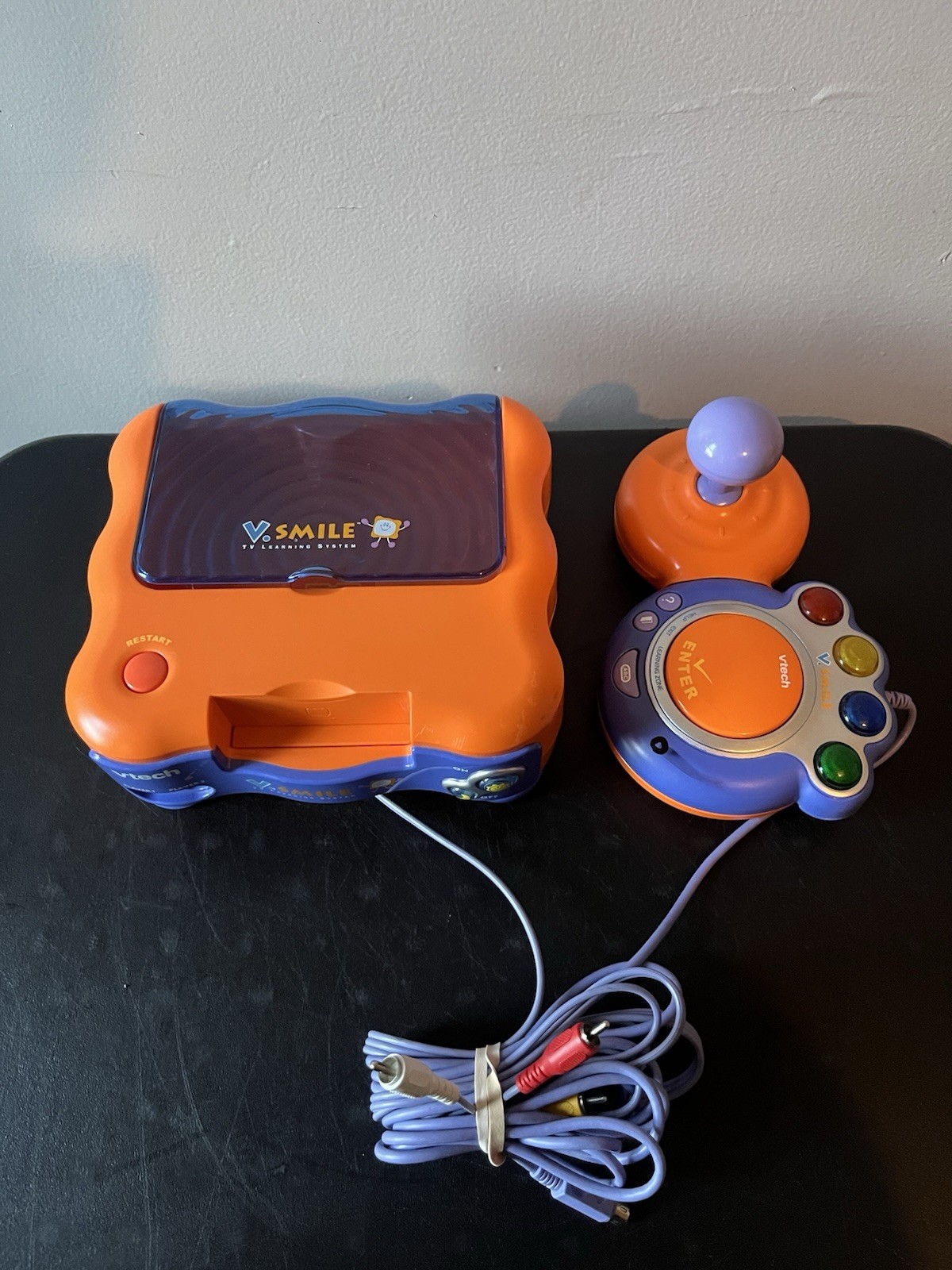 Vtech V Smile TV Learning System Console Accessories & Controller WORKS