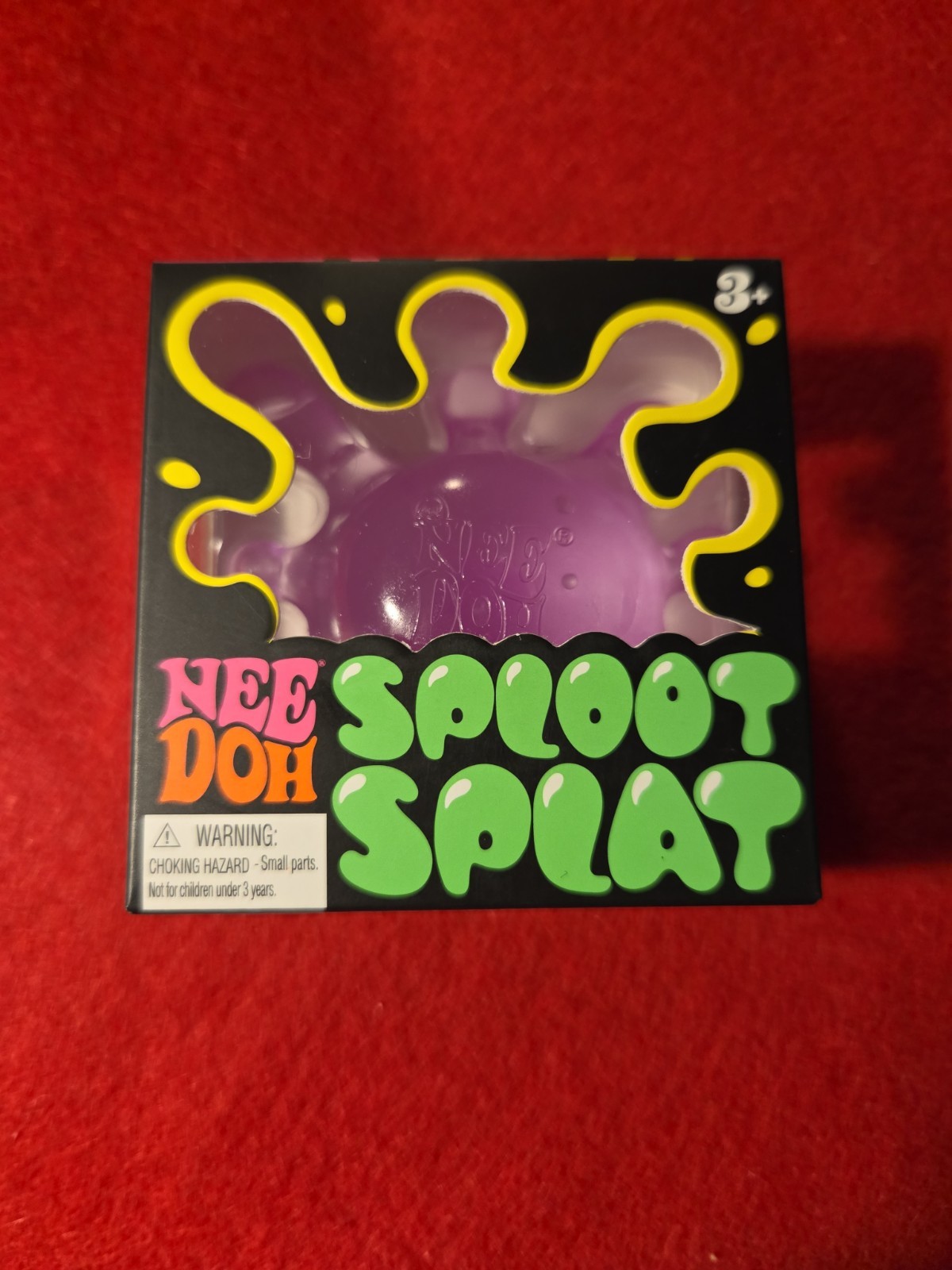 NeeDoh SPLOOT SPLAT Nee Doh Splatter Fidget Nee-doh Sploot Splat Squishy PURPLE