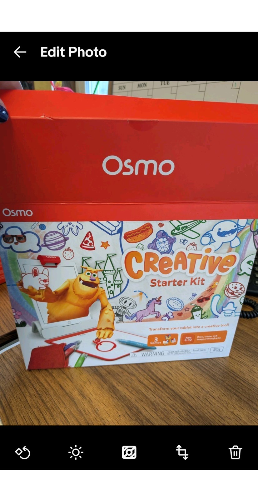 Osmo – Little Genius Starter Kit Extra Pad & Markers From Creative Kit With Base