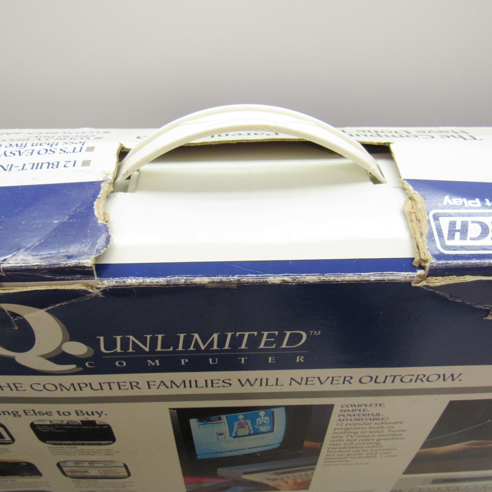 Vtech IQ Unlimited Computer Console Advantech Electronics 1991 WORKING