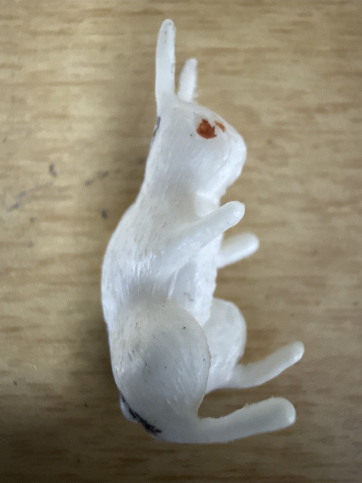 Rabbit Bunny Miniature Toy Figure 1 1/8″H Plastic Play Display Diorama «Evil»