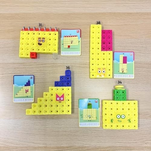 Numberblocks Mathlink Cubes Set Kids Educational Toys Preschool Learning