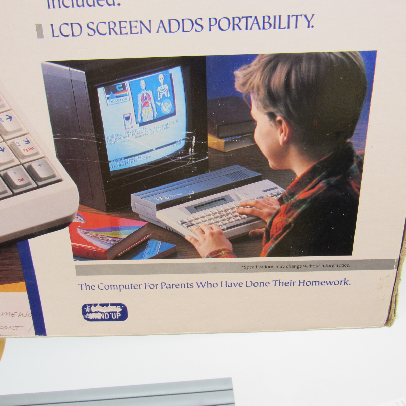 Vtech IQ Unlimited Computer Console Advantech Electronics 1991 WORKING