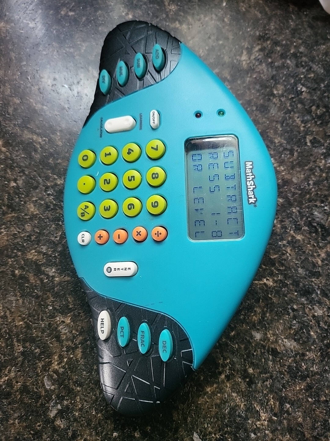 Math Shark Mathematic Skill Builder Game Educational Insights Blue Tested WORKS
