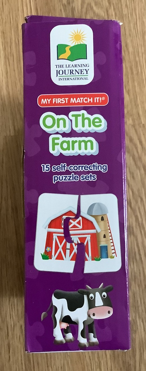 The Learning Journey My First Match It! On the Farm