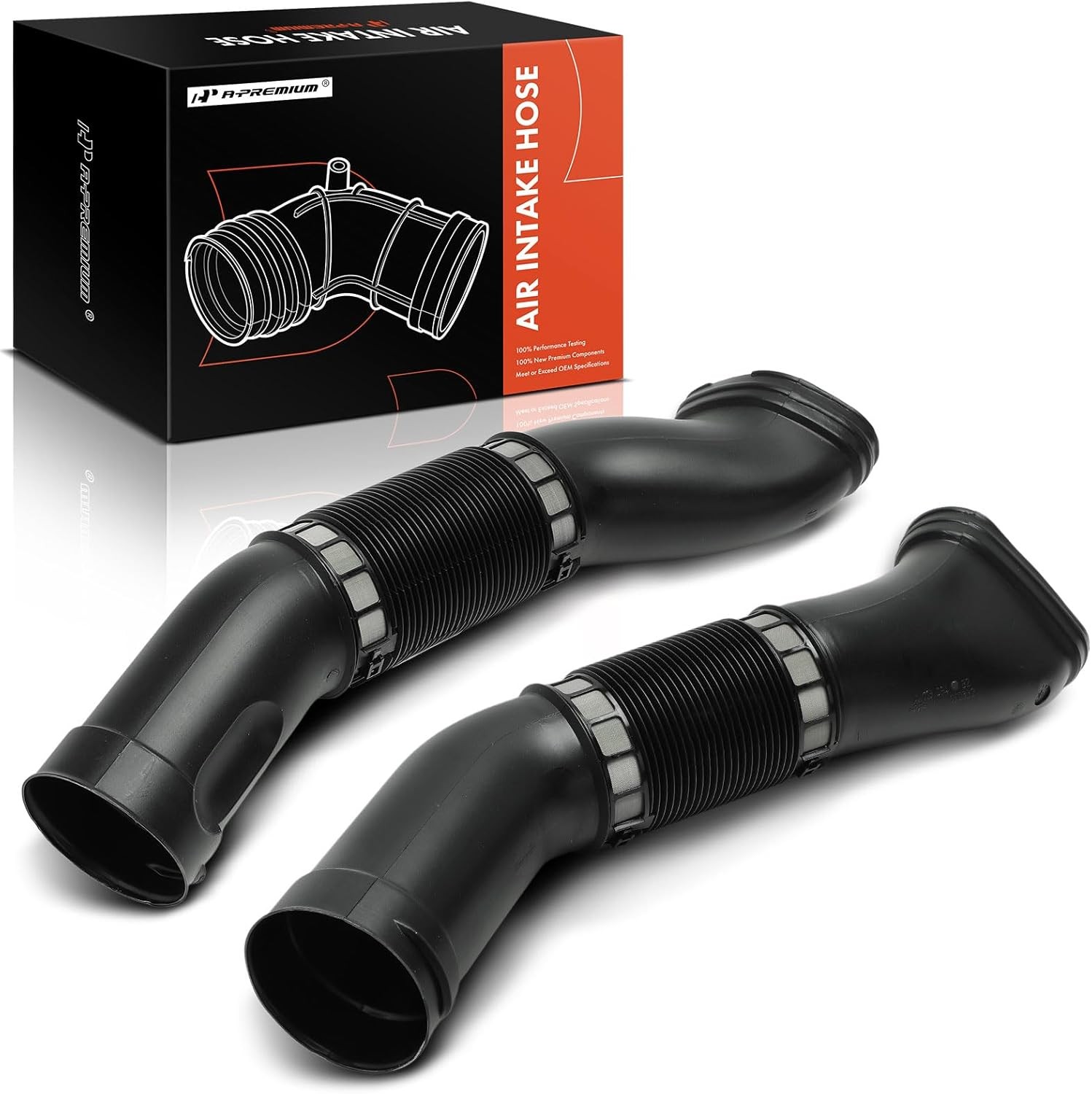 Left and Right Engine Air Clean Intake Tube Hose Compatible with Mercedes