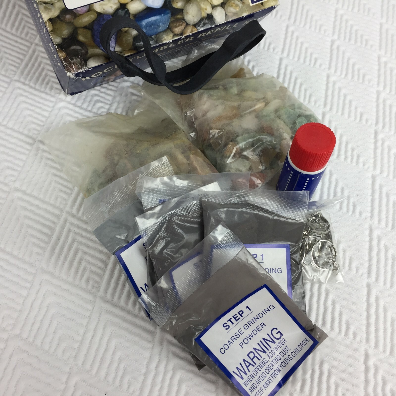Discovery Planet Rock Tumbler Refill Kit Polished Rocks #36925 Ages 10+ New